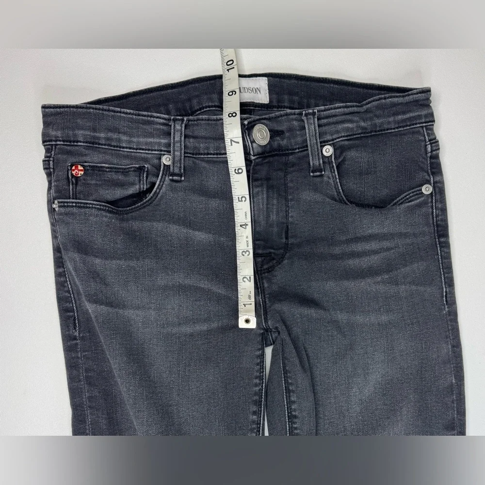 Hudson Krista Super Skinny Faded Black Stretch Jeans Size 27/4